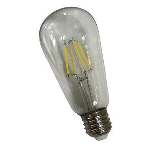 Vintage LED Edison Filament Light Bulb ST64 4W Dimmable Daylight White 4000K E26